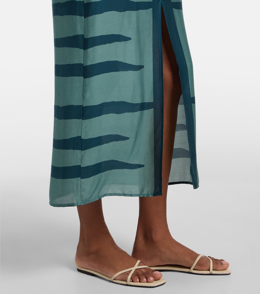 Ina printed midi dress