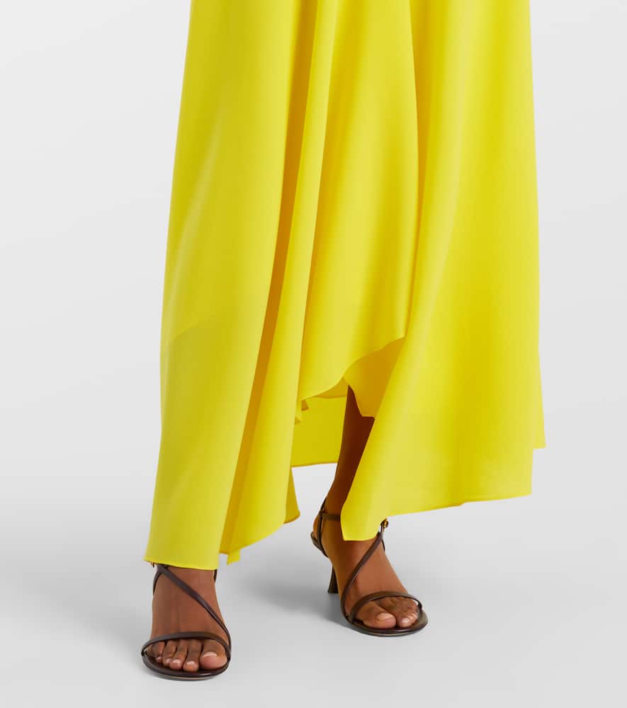 Asha crêpe maxi skirt