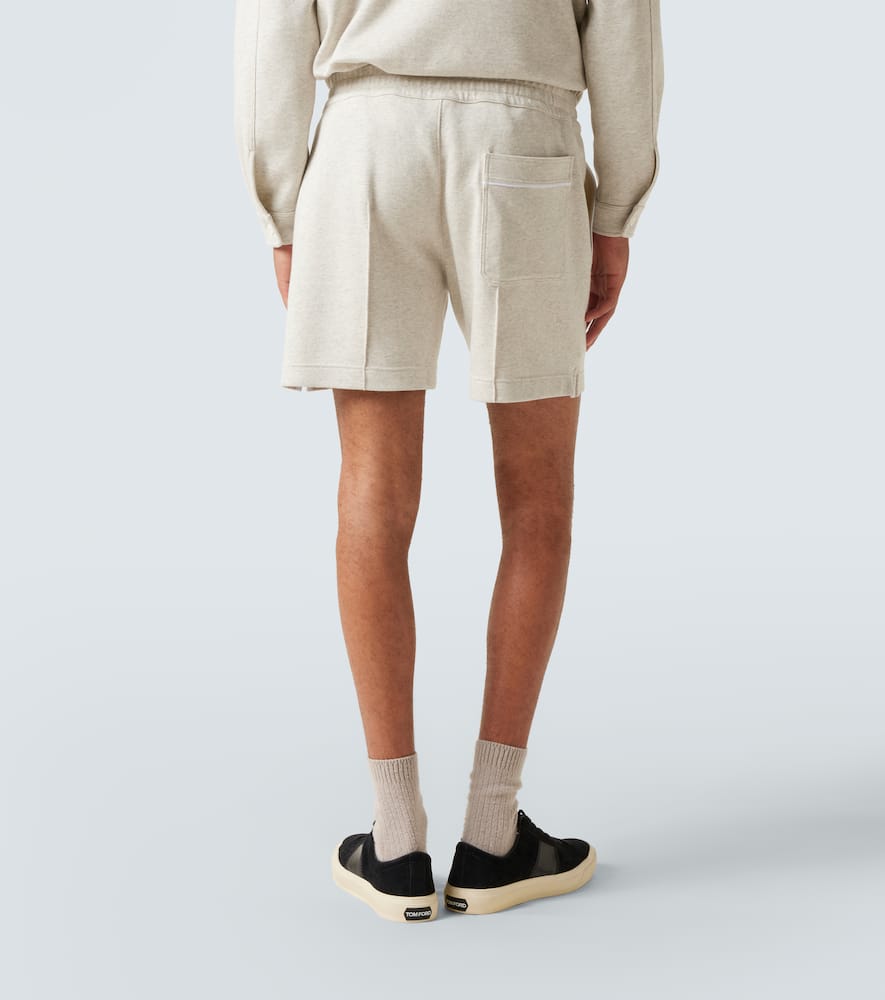 Cotton, silk, and cashmere shorts