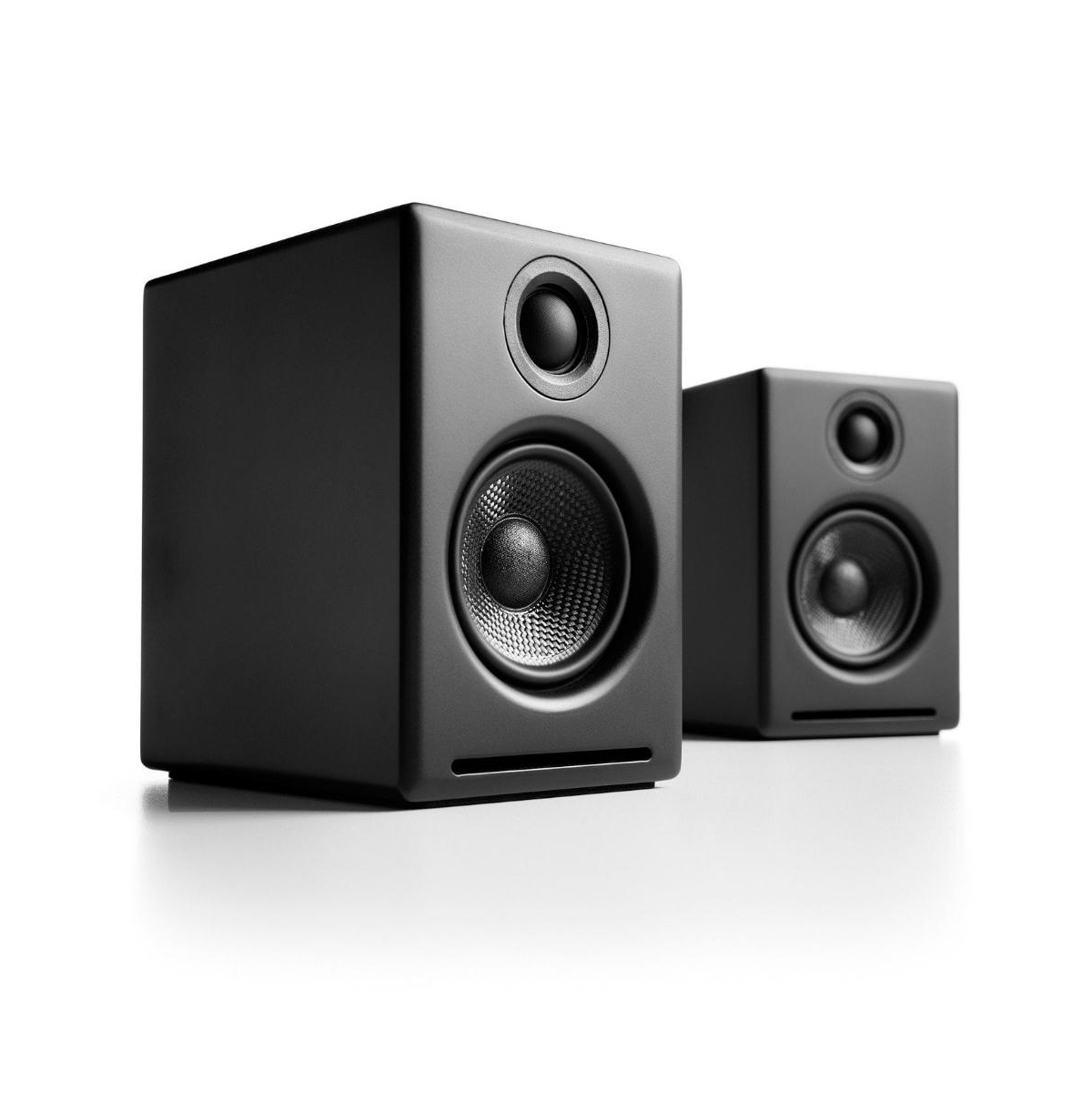 A2+ Next Gen Powered Desktop Speakers with Bluetooth - Pair - Black