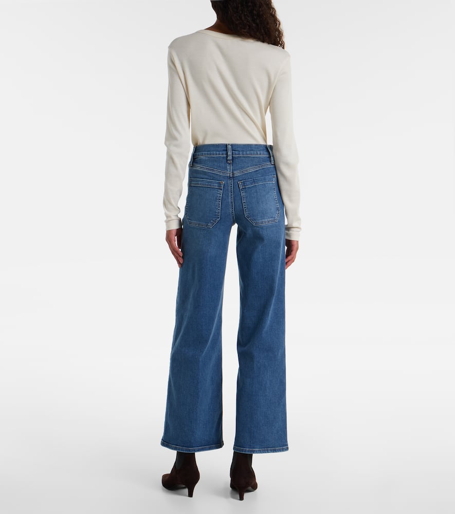 Le Slim Palazzo wide-leg jeans