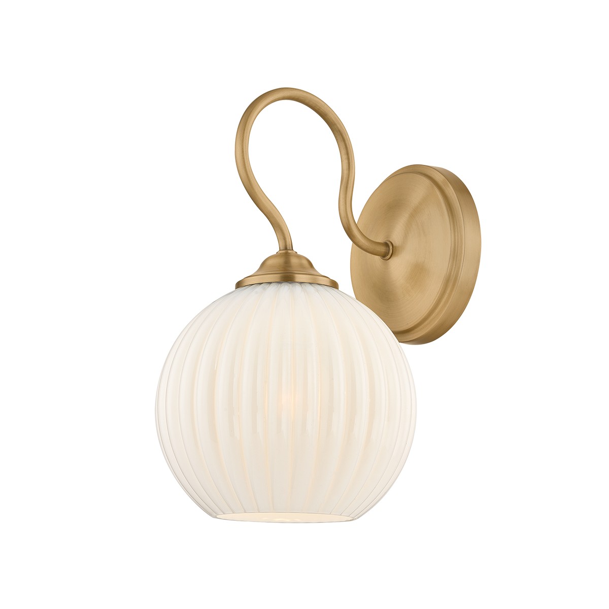 Patina Brass Wall Sconce from the Vida Collection