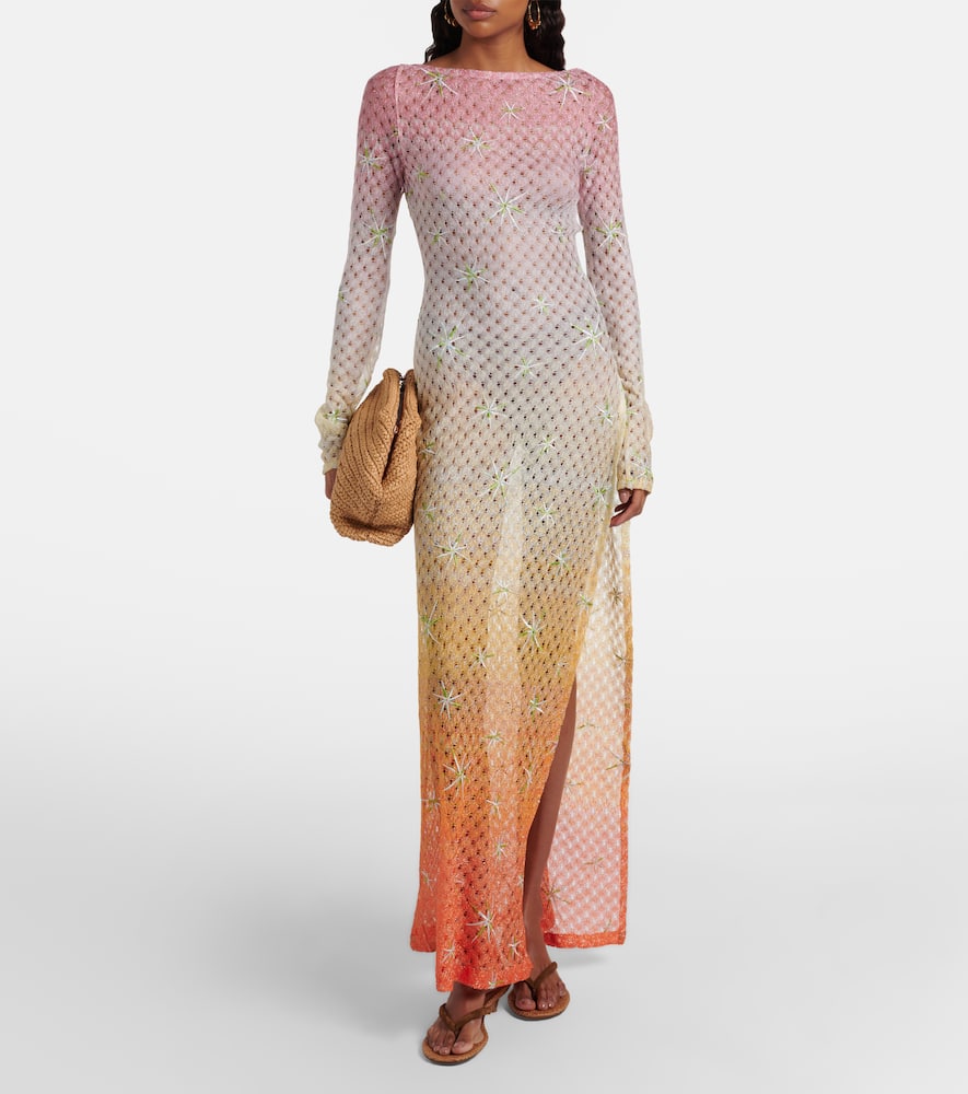 Lamé beach dress
