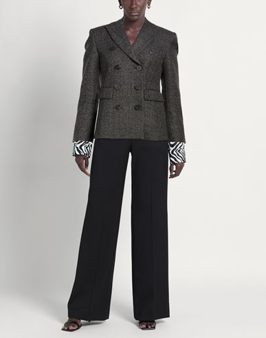 Woman Blazer Black Size 4 Virgin Wool