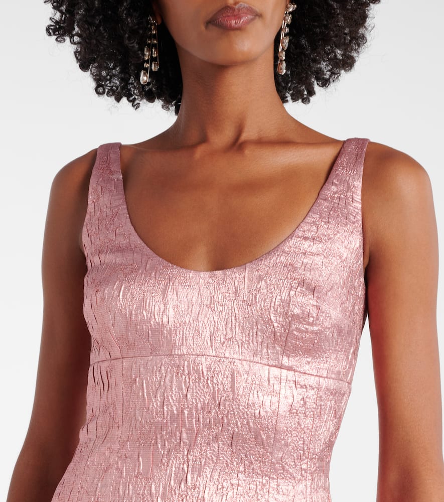 Einna floral jacquard minidress