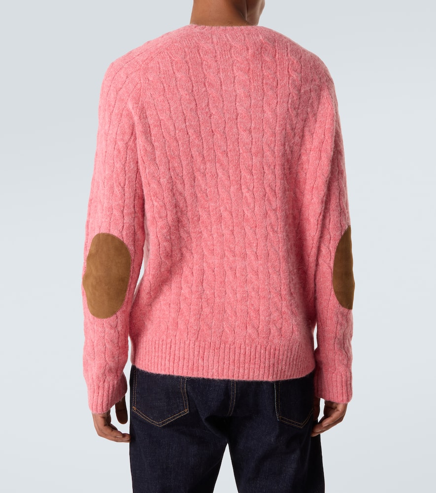 Cable-knit sweater