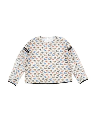 Kid Girl Top Ivory Size 12 Polyester, Viscose
