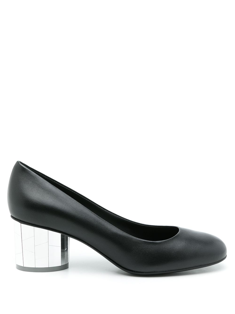 Farrah slip-on leather pumps - Black