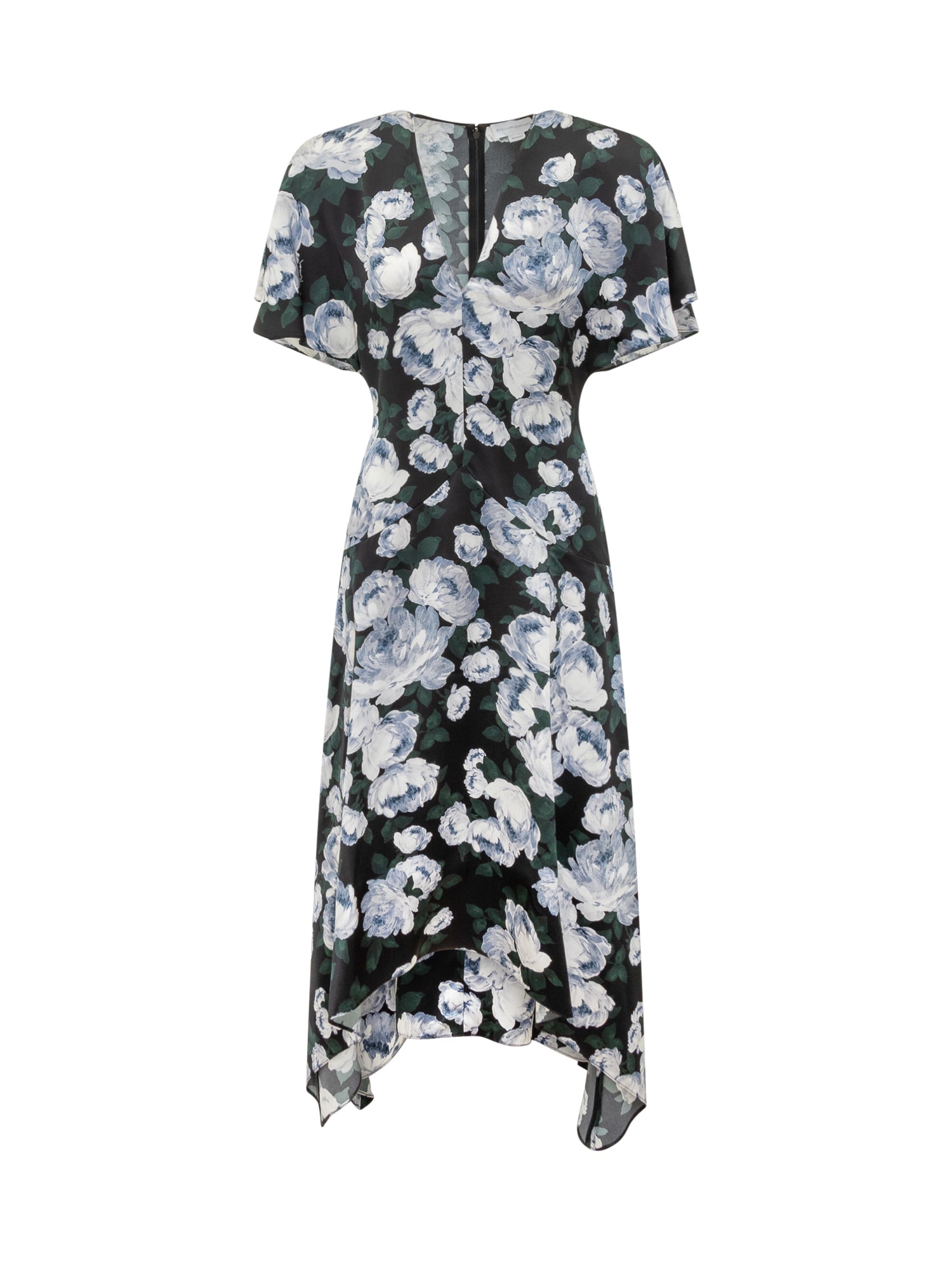 Asymmetrical Midi Floral Dress