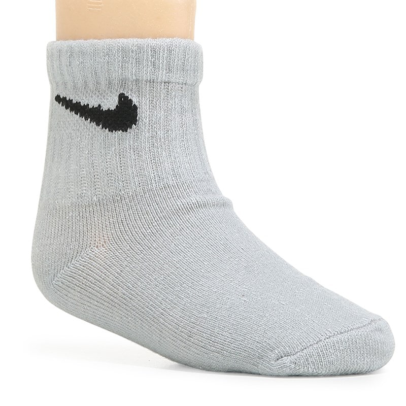 Kids' 6 Pack Toddler Ankle Socks (White/Black/Grey)