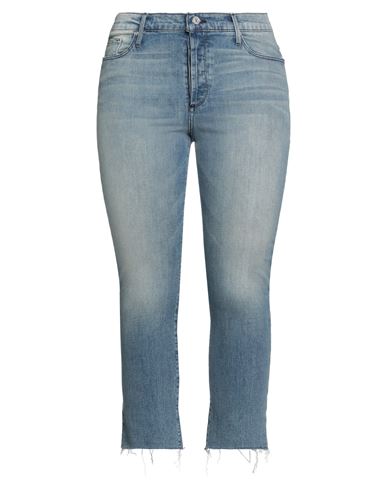 Woman Jeans Blue Size 30 Cotton, Elastane