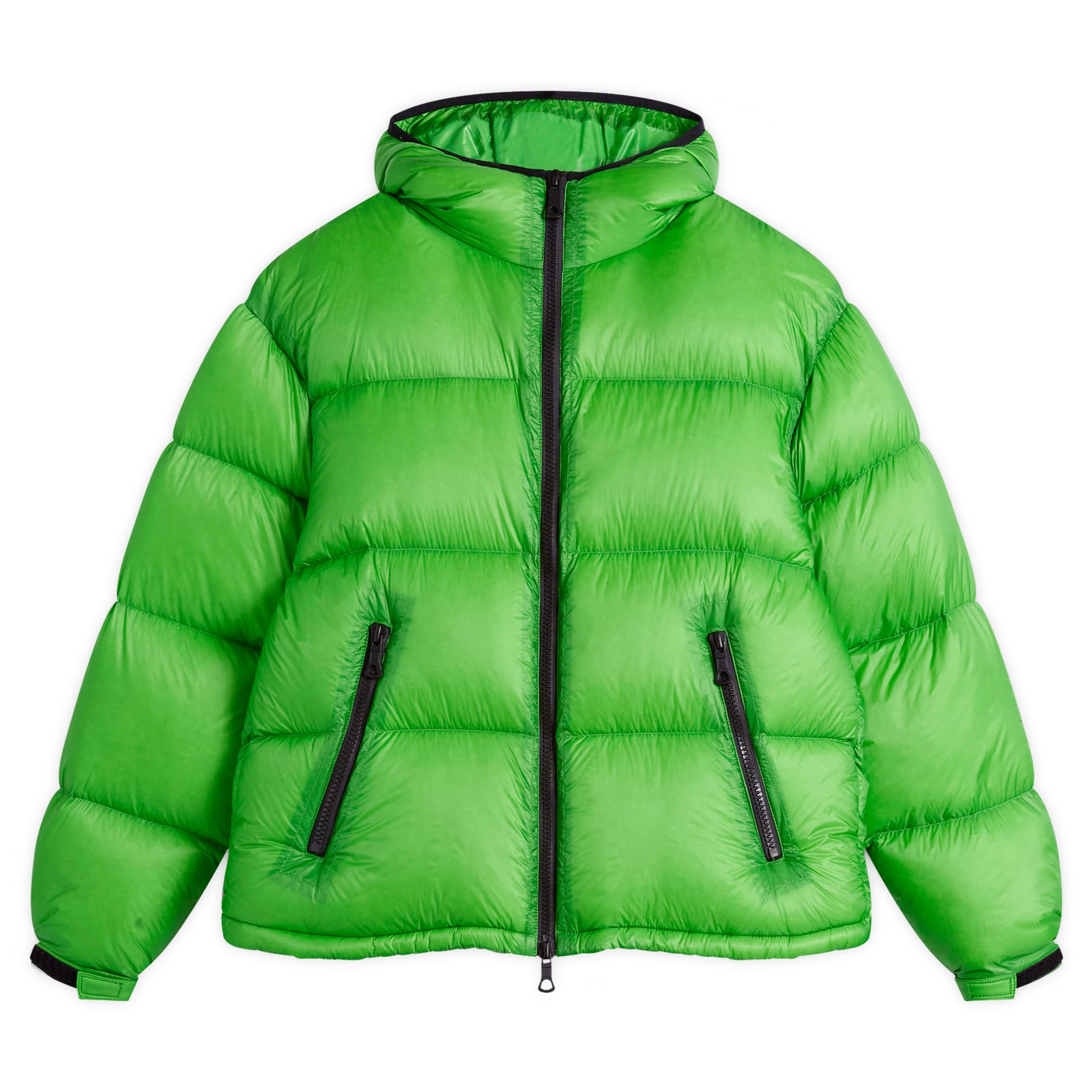 Men's Translucent Hooded Bubble Jacket Presented By END. Emerald