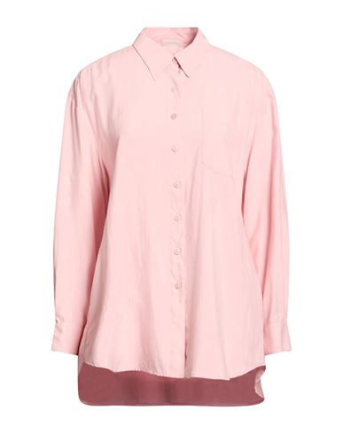 Woman Shirt Pink Size L Silk