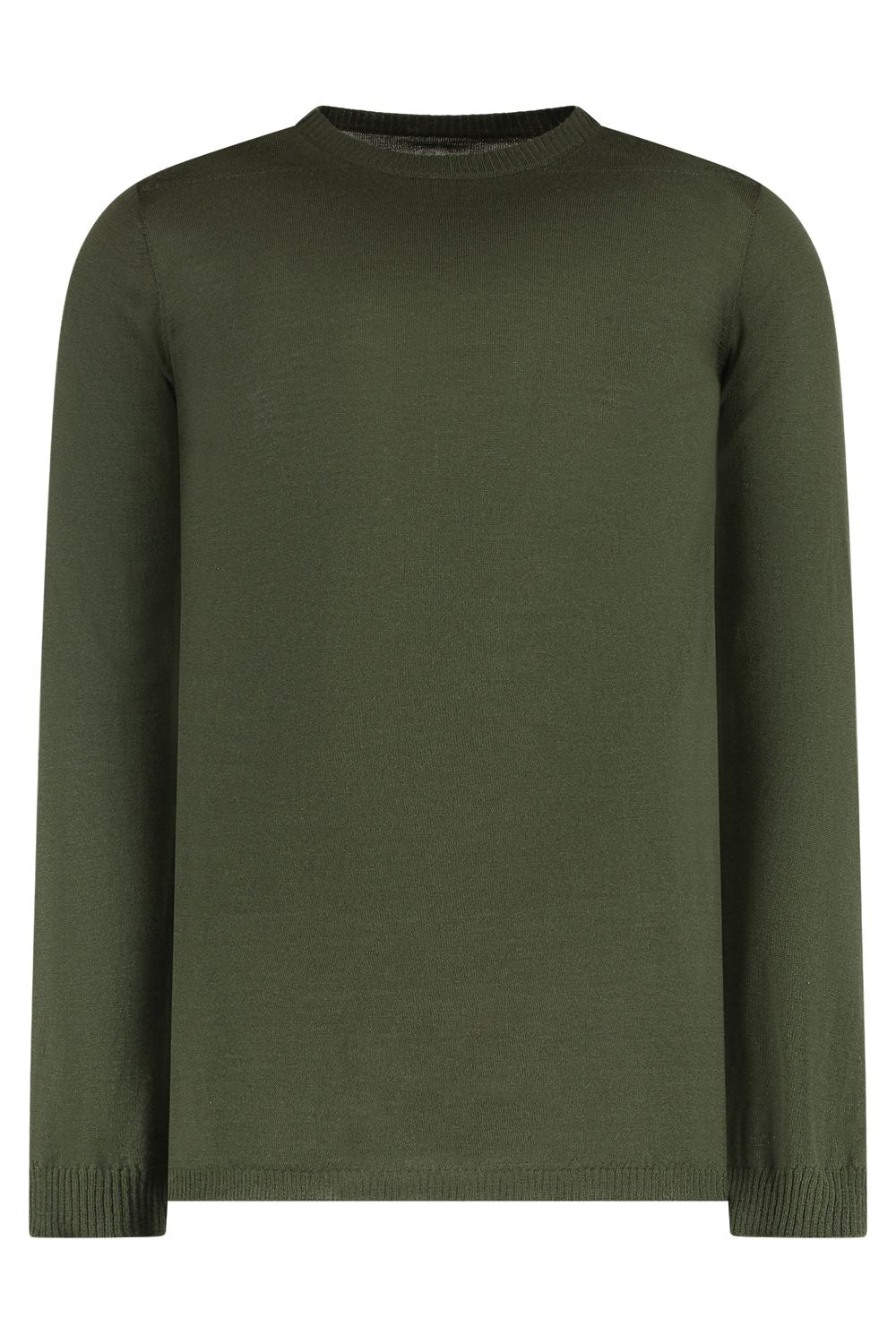 Biker Level Round Neck Knit Sweater