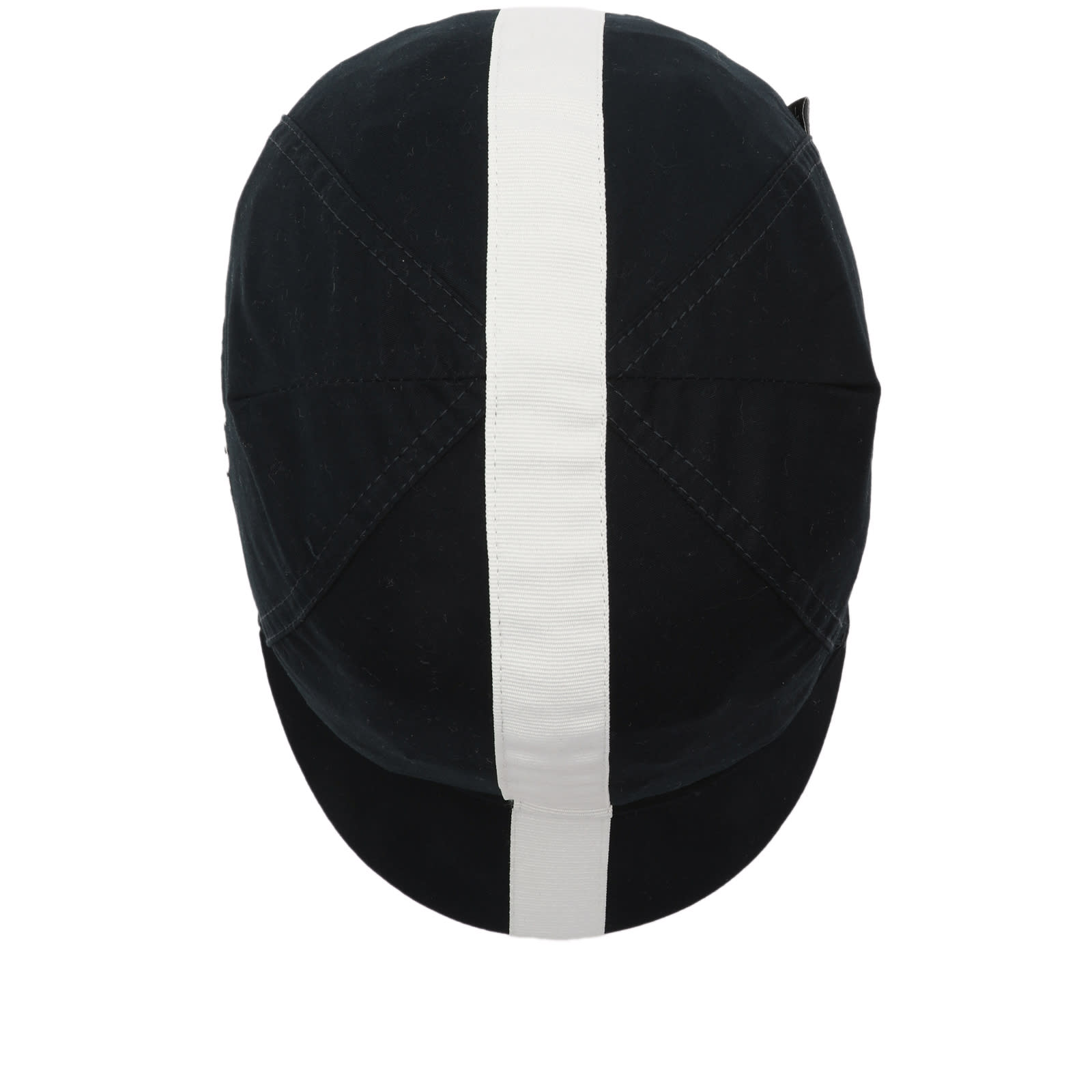 Men's Cap II in Black/White, Size Small