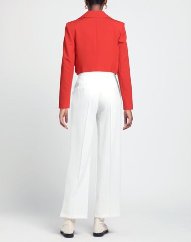 Woman Blazer Coral Size 4 Polyester, Elastane