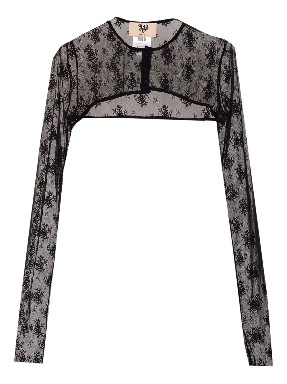 Aniye By Cover Zip top - Black