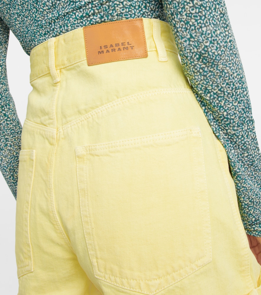 Vetanio high-rise denim shorts