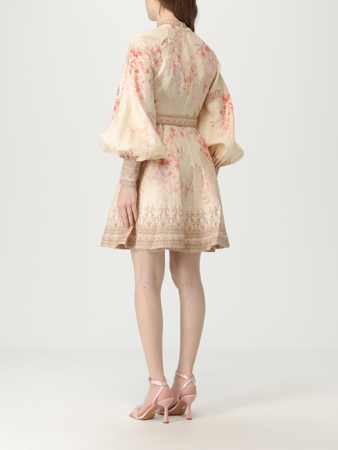 ZIMMERMANN Illuminate mini dress - Neutrals
