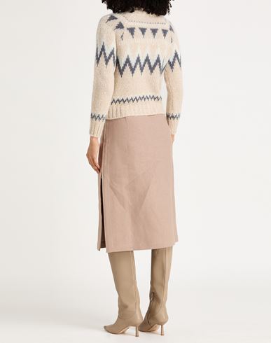 Woman Turtleneck Cream Size S Alpaca wool, Wool, Polyamide, Polyester