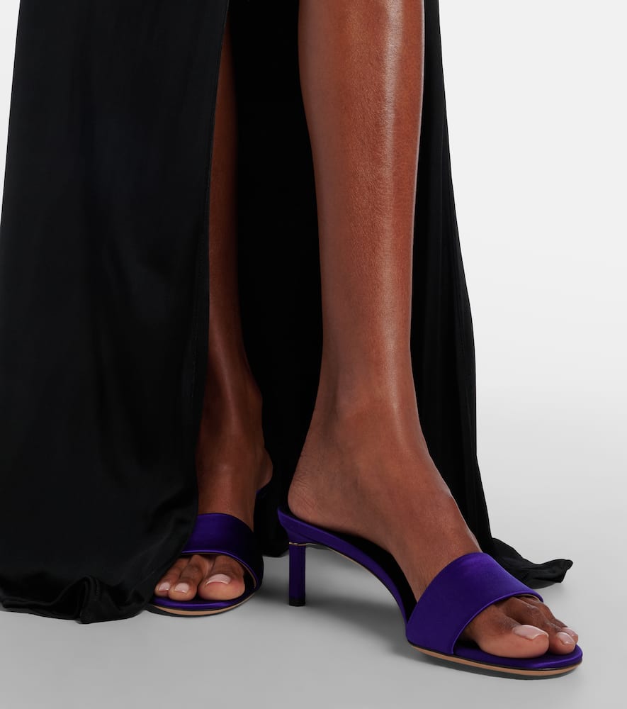 T Icon 55 satin mules