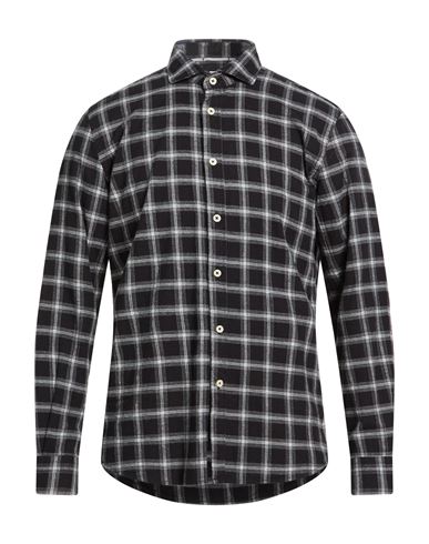 Man Shirt Black Size L Cotton