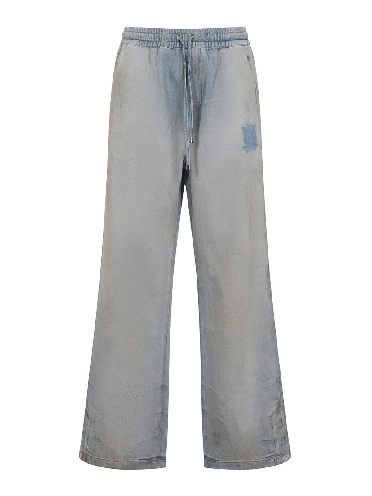 Amiri - relaxed baggy jeans wide leg button detai