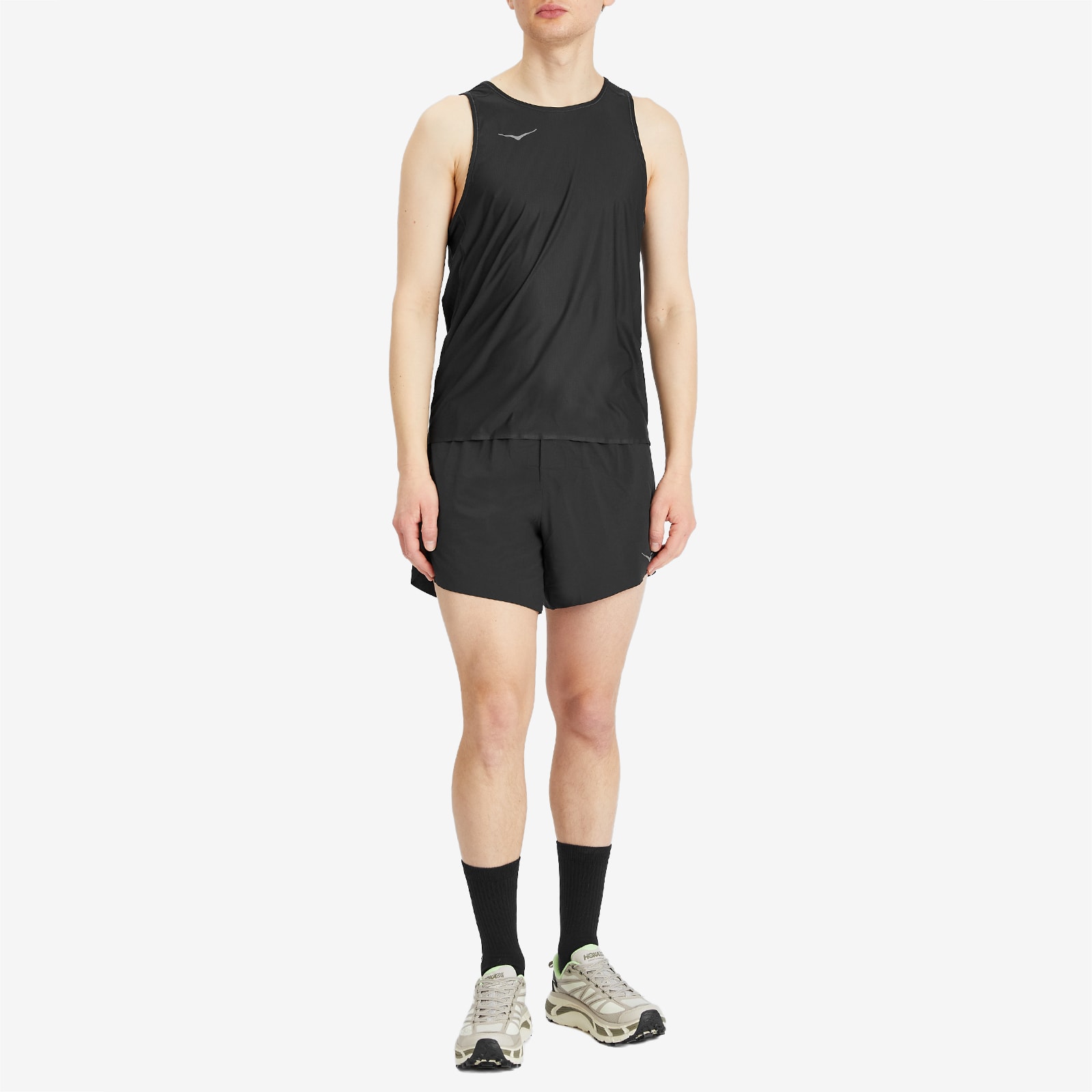 Men's Airolite Run Tank in Black