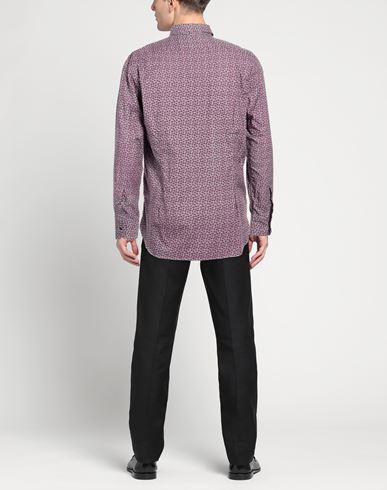 Man Shirt Plum Size 17 Cotton