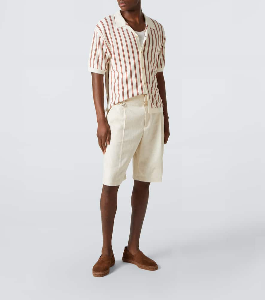 King & Tuckfield Striped wool shirt