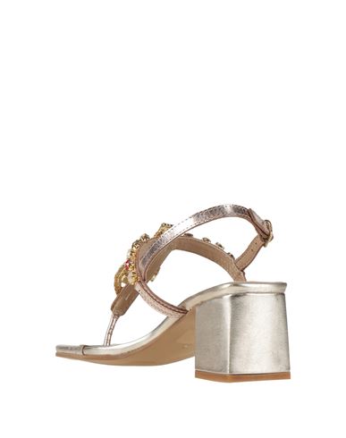 Woman Thong sandal Copper Size 5 Leather