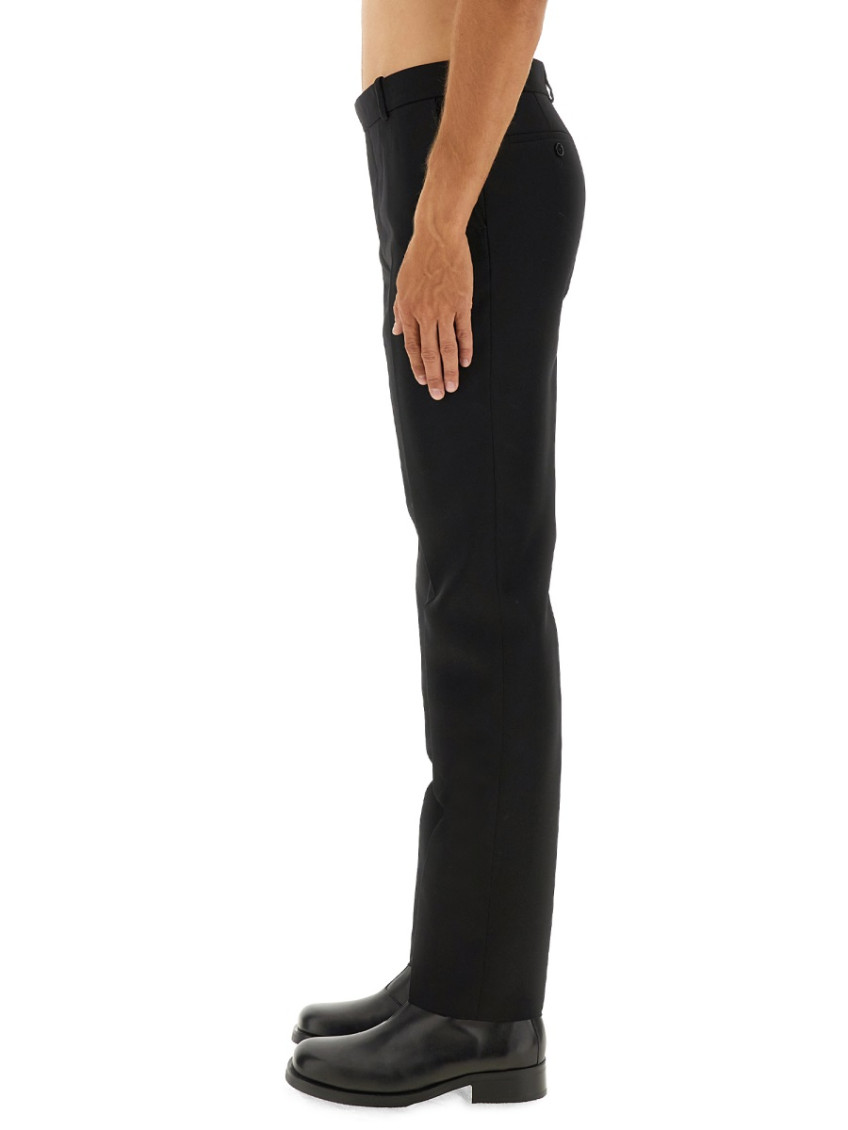 Black Flat Front Pants