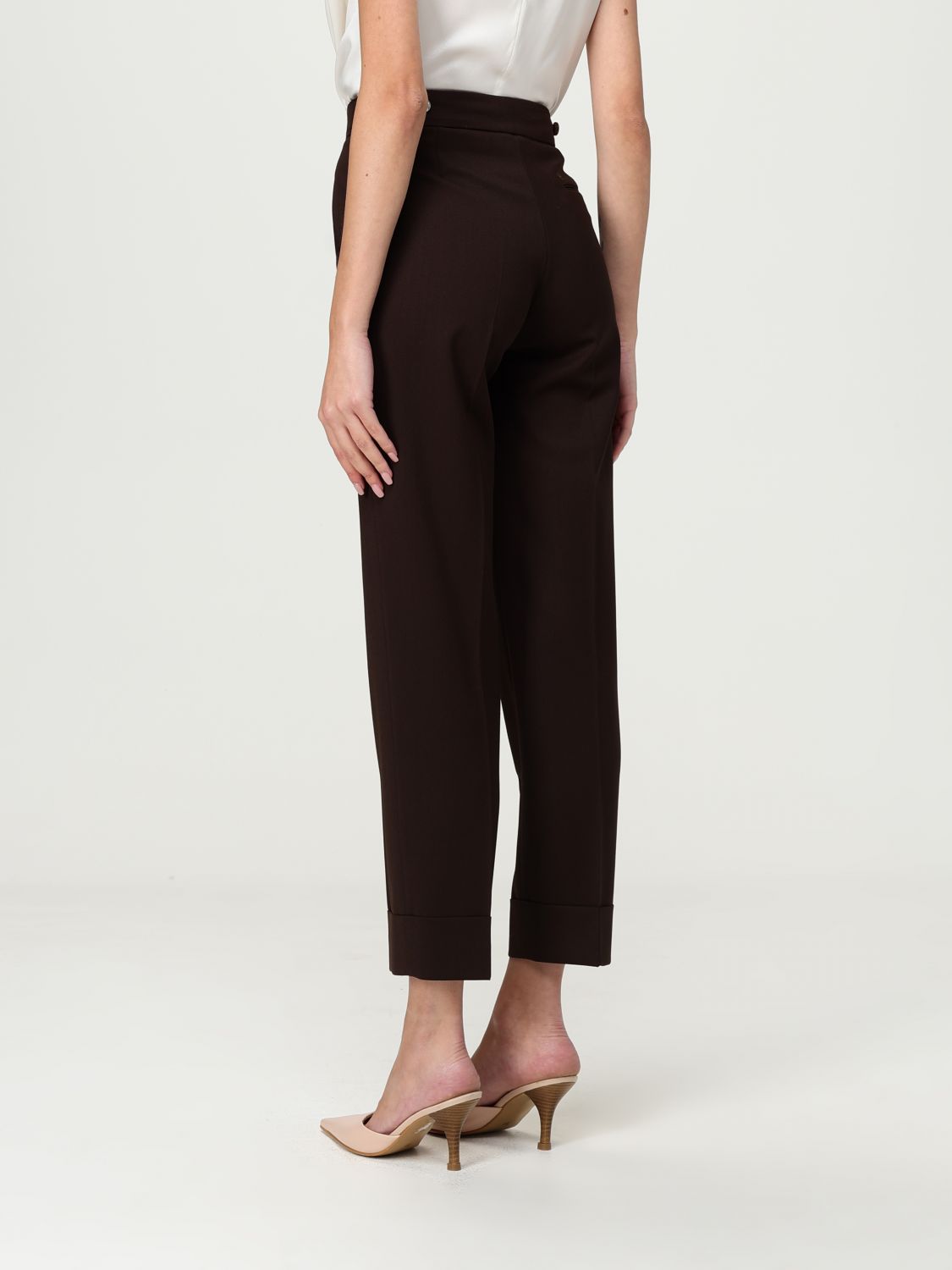 Pants Woman color Brown