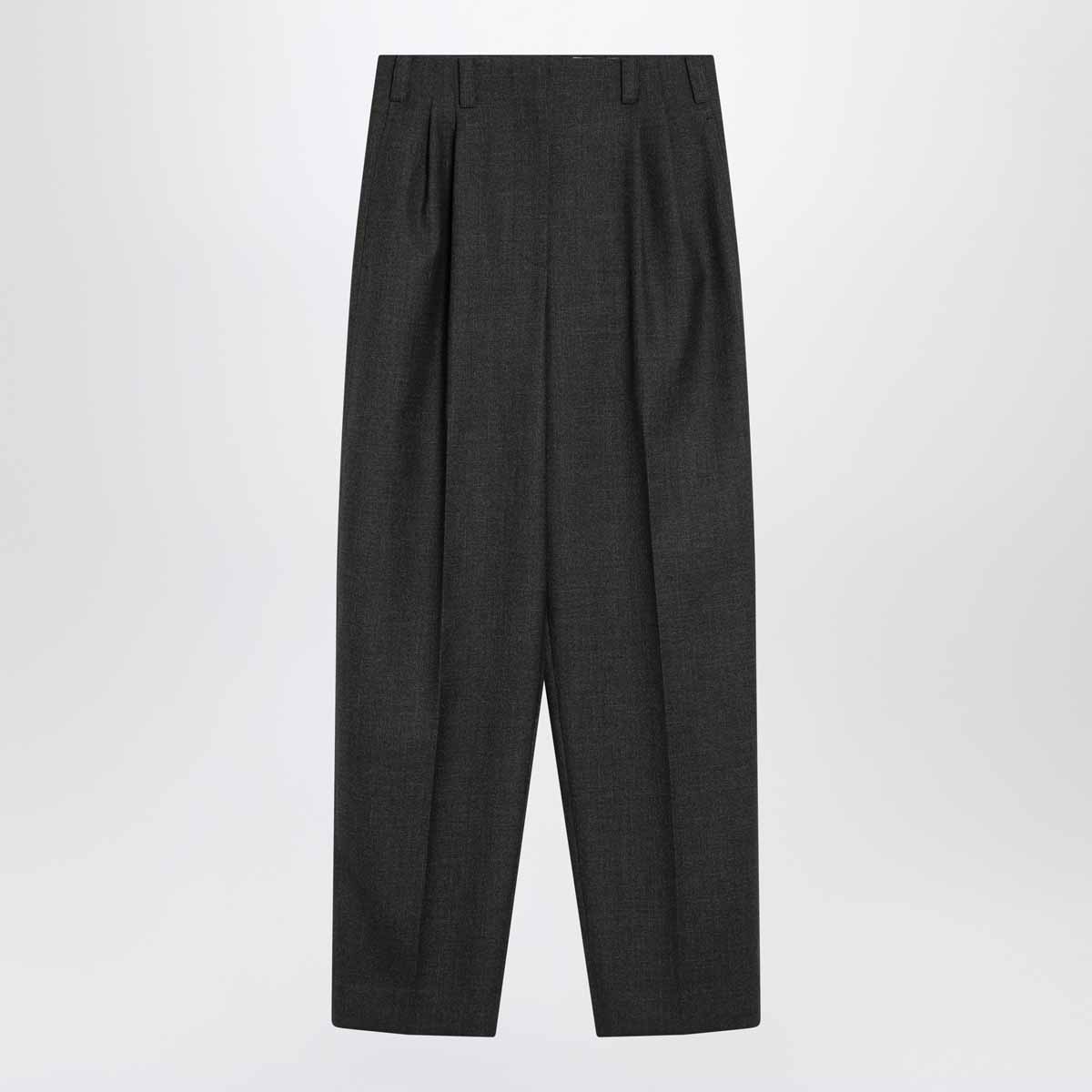 Charcoal Wool Pant