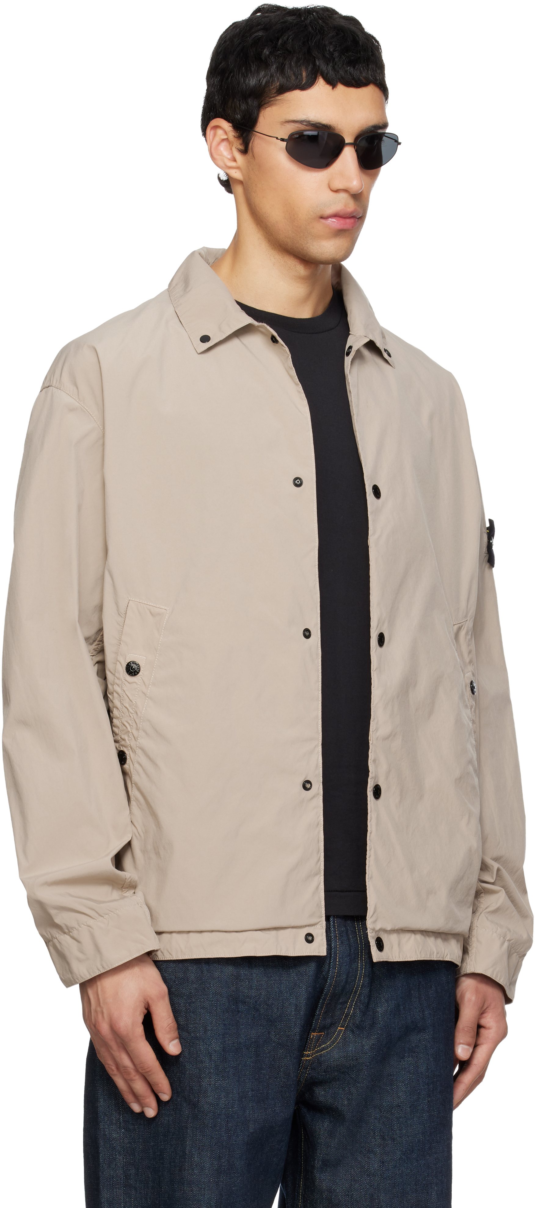 Beige 4100041 Light Compact Touch Poly-TC Jacket