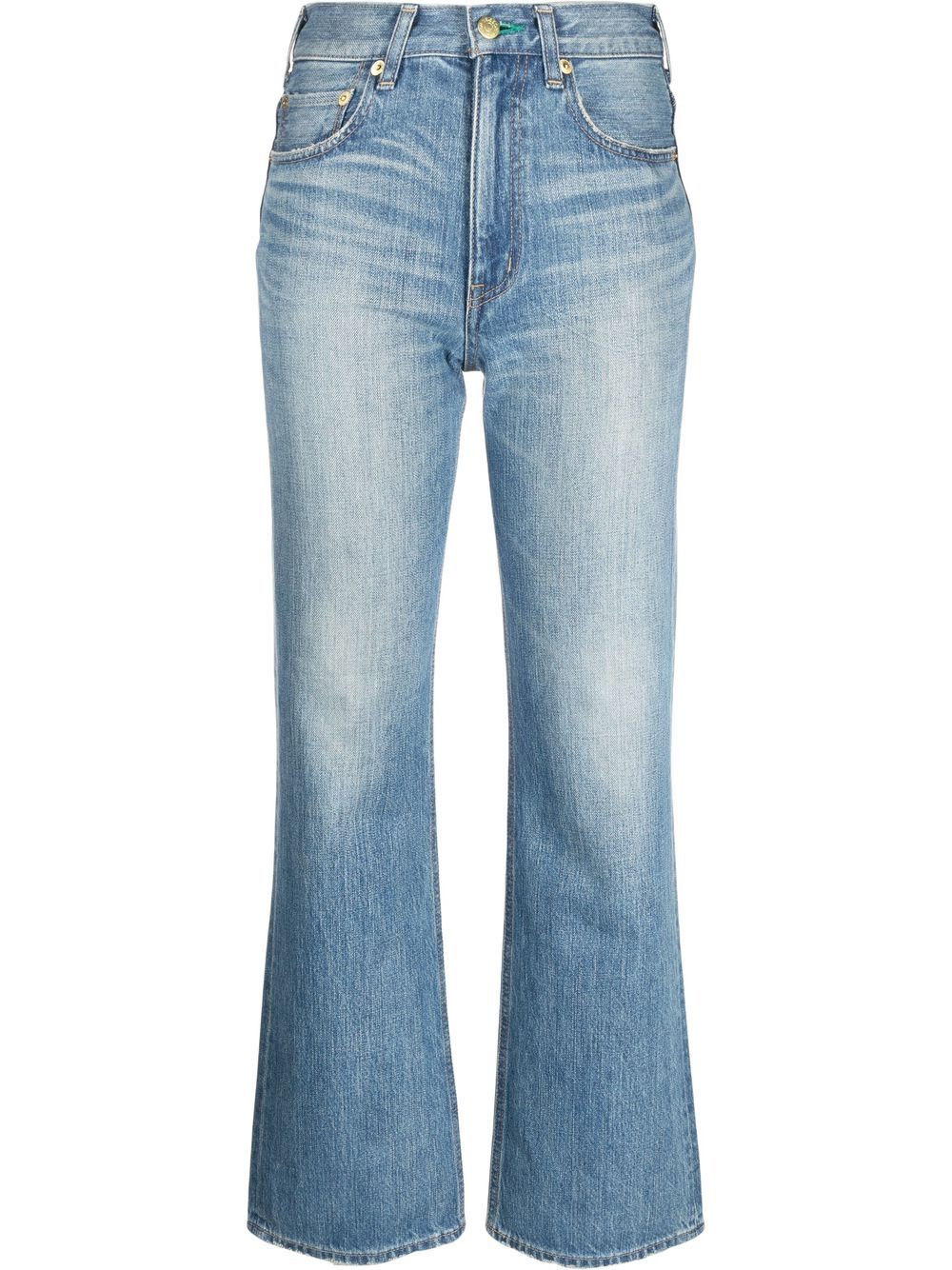 Slim-fit bootcut jeans - Blue