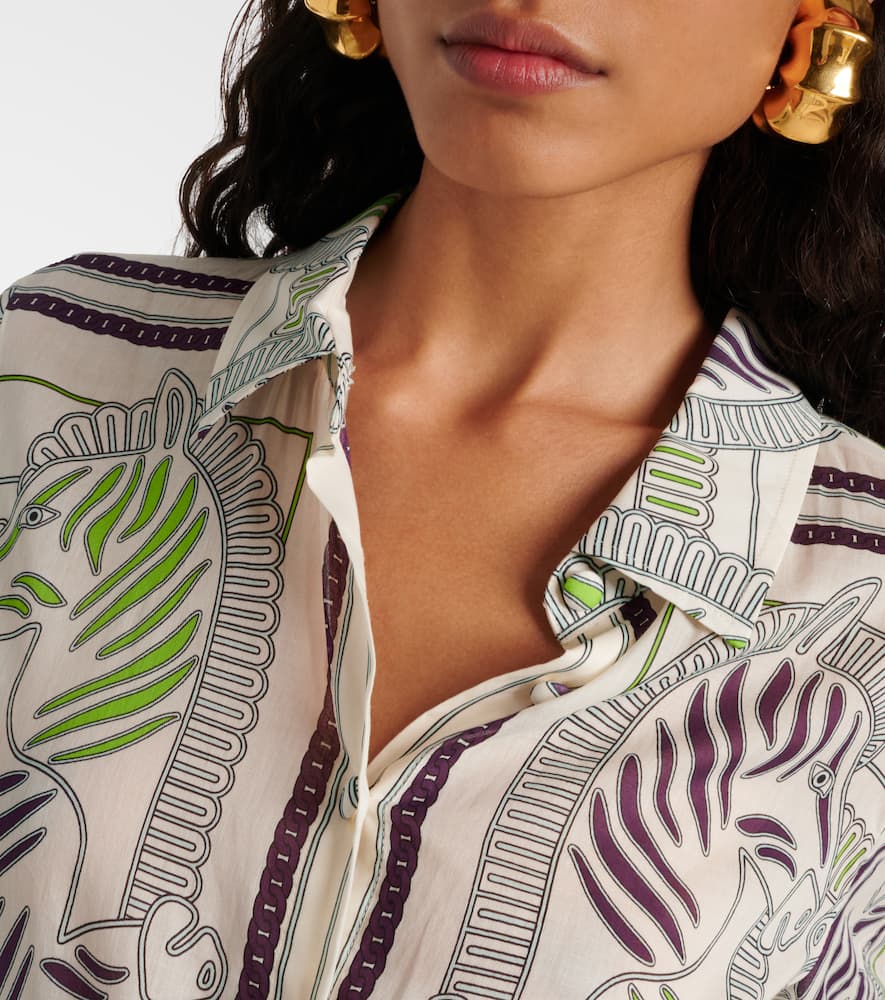Tory Burch Printed cotton shirt dress