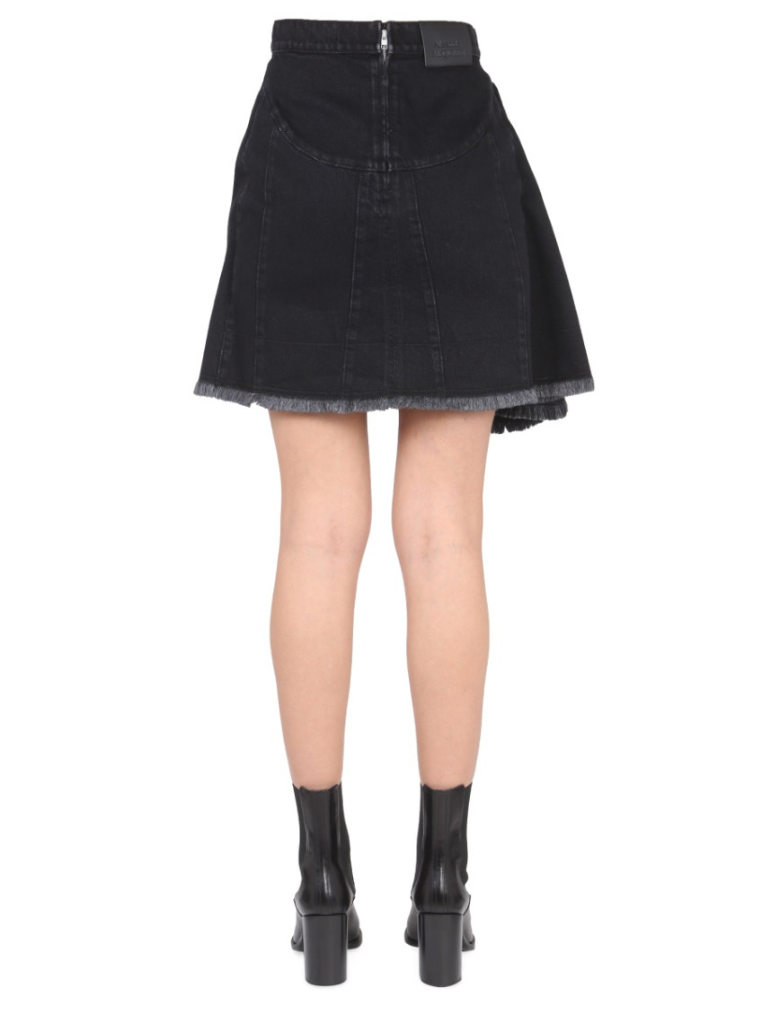 Asymmetrical Mini Skirt