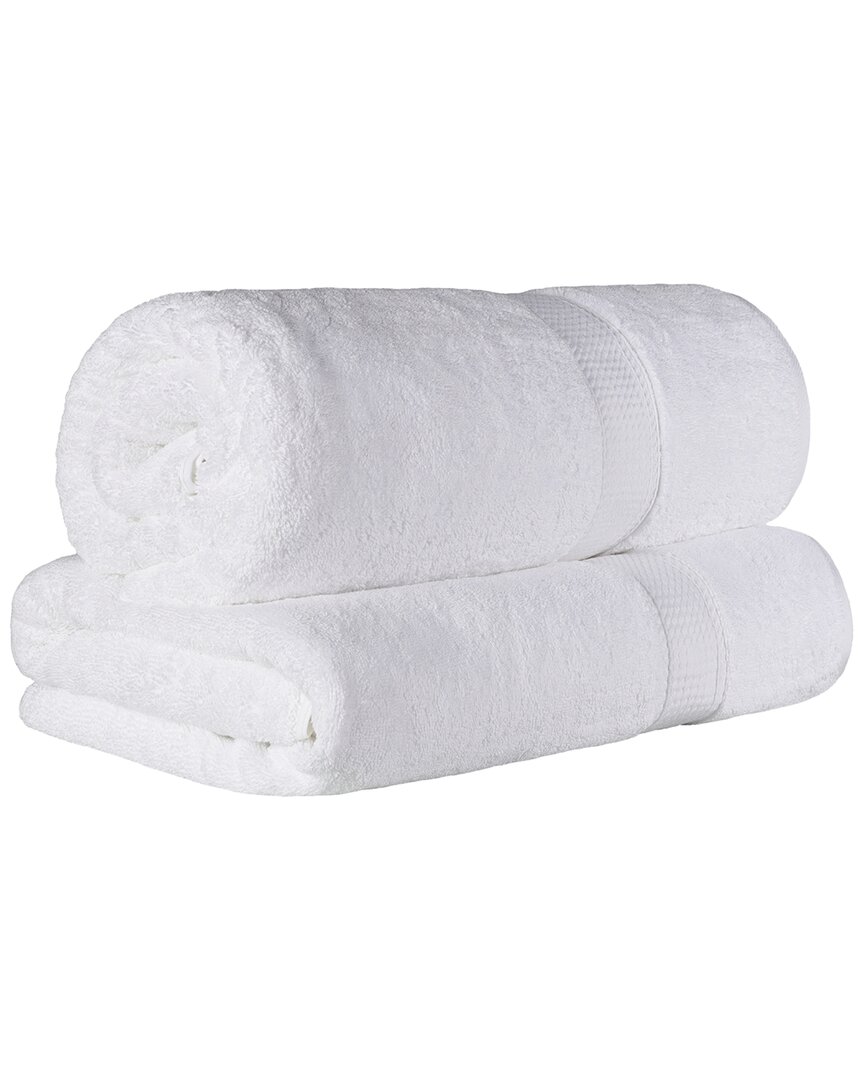 Superior Egyptian Cotton Highly Absorbent 2Pc Ultra-Plush Solid Bath Sheet Set
