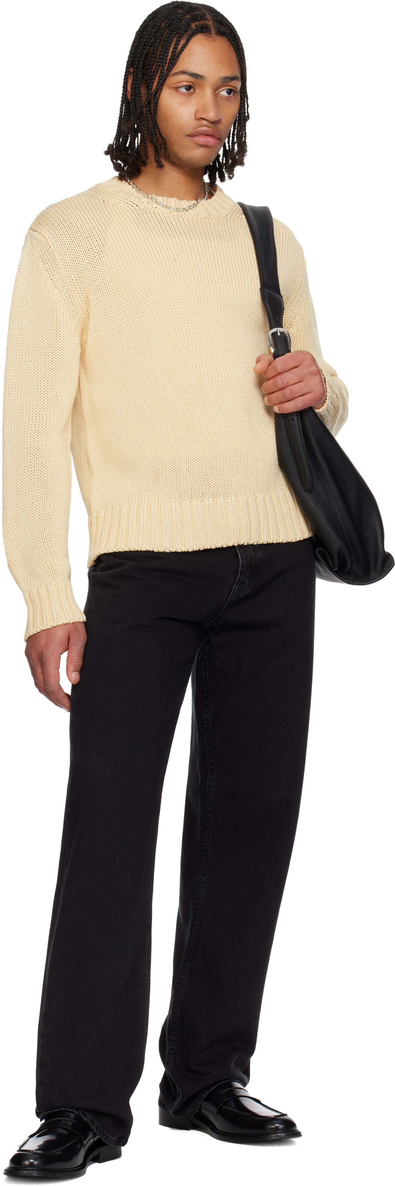 Yellow Frederik Cotton Sweater