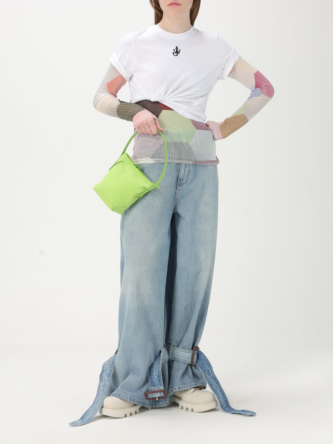 Jeans JW ANDERSON Woman color Stone Washed