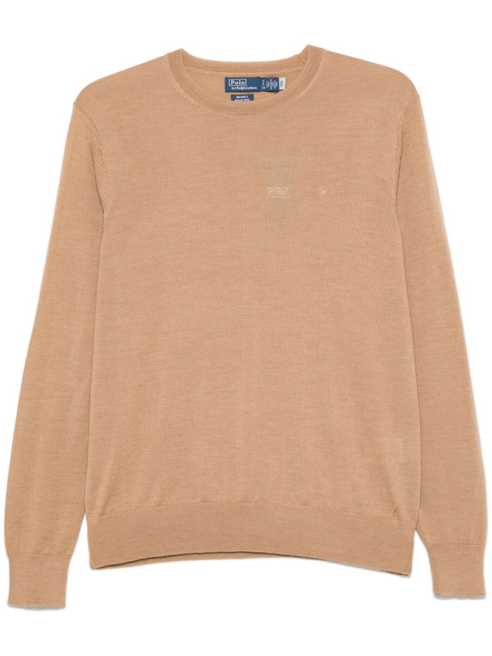 Polo Pony-motif sweater - Brown