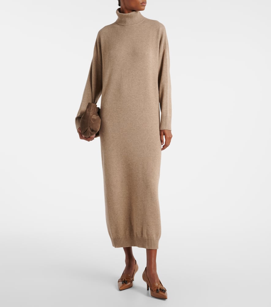 Cashmere midi dress