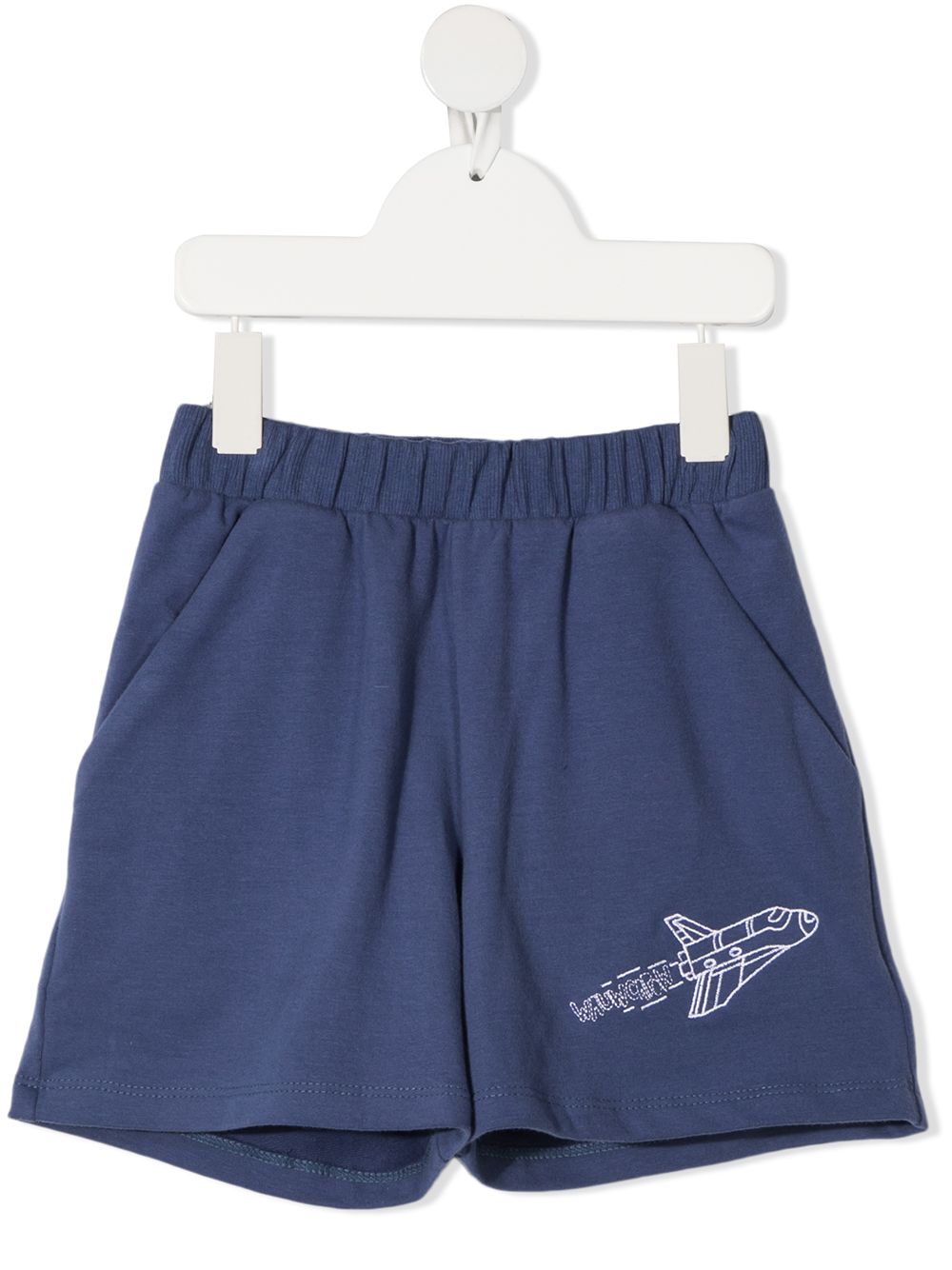 Ace jet-print shorts - Blue