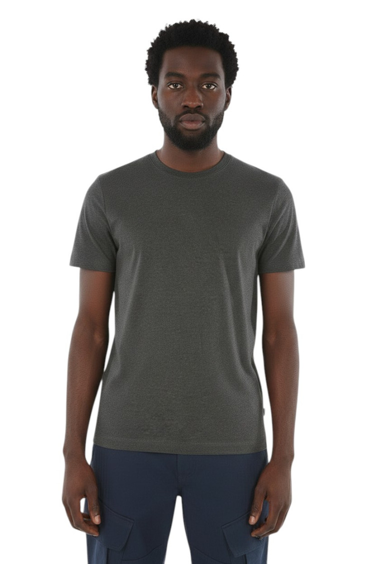 Grey Crew Neck T-Shirt