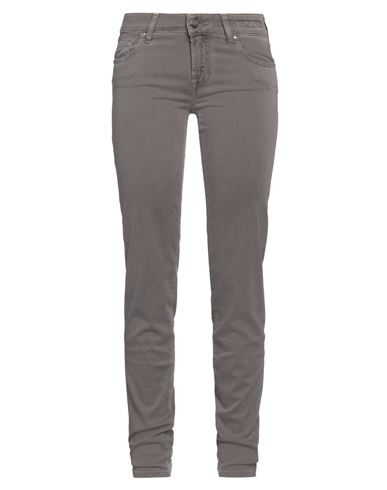 Jacob Cohёn Woman Pants Grey Size 28 Cotton, Modal, Elastane