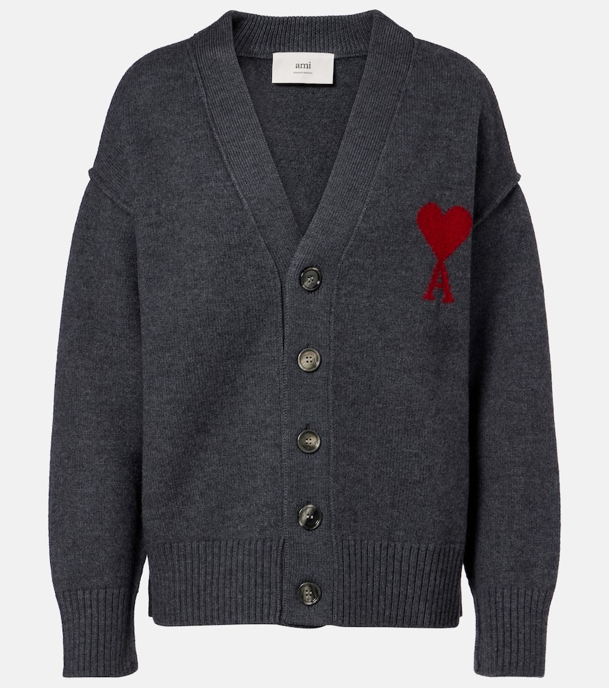 Ami de Caur virgin wool cardigan