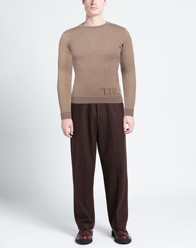 Trussardi 남성 Man Sweater Camel 14236336MI