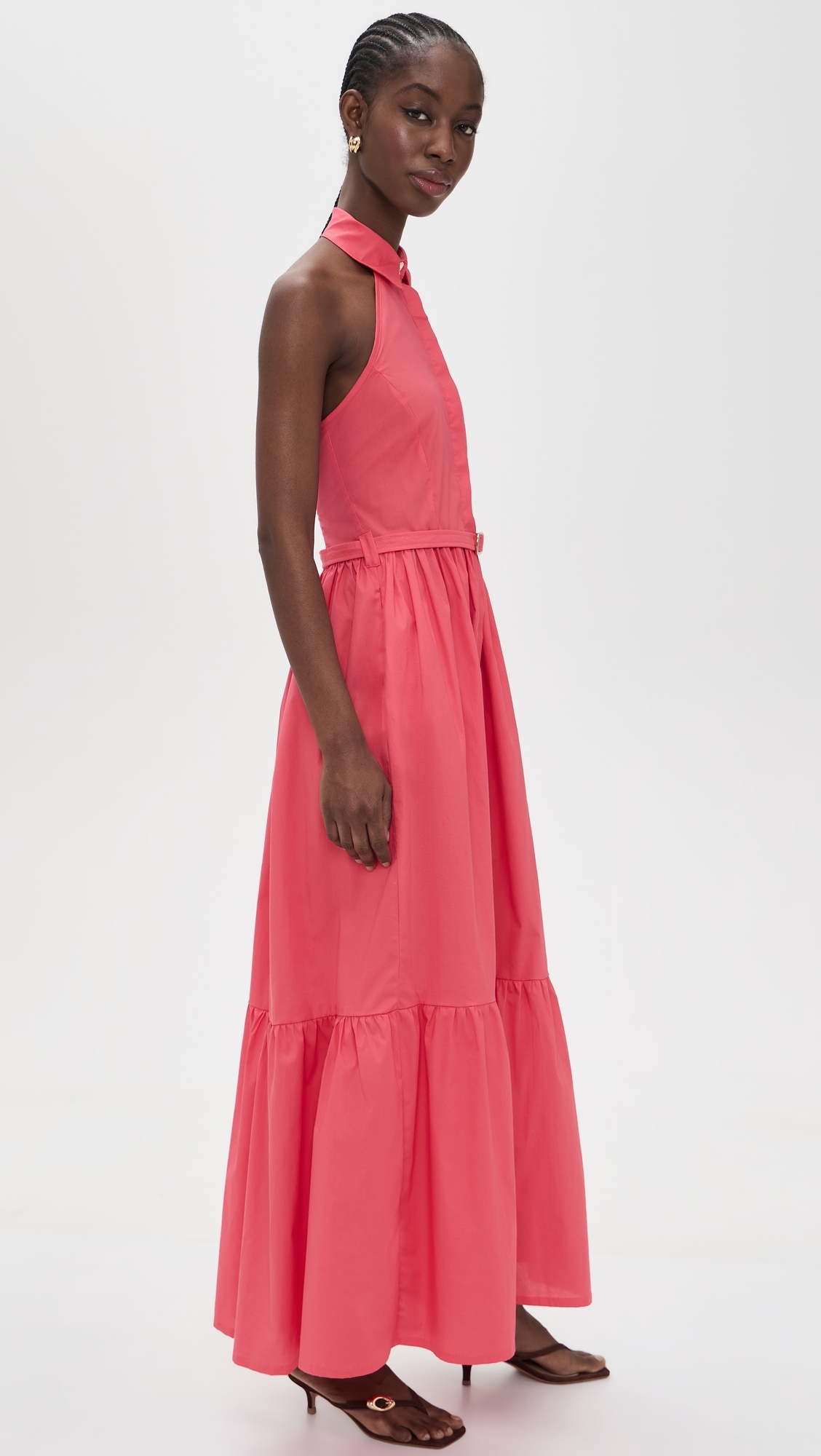 The Horizon Dress Salmon