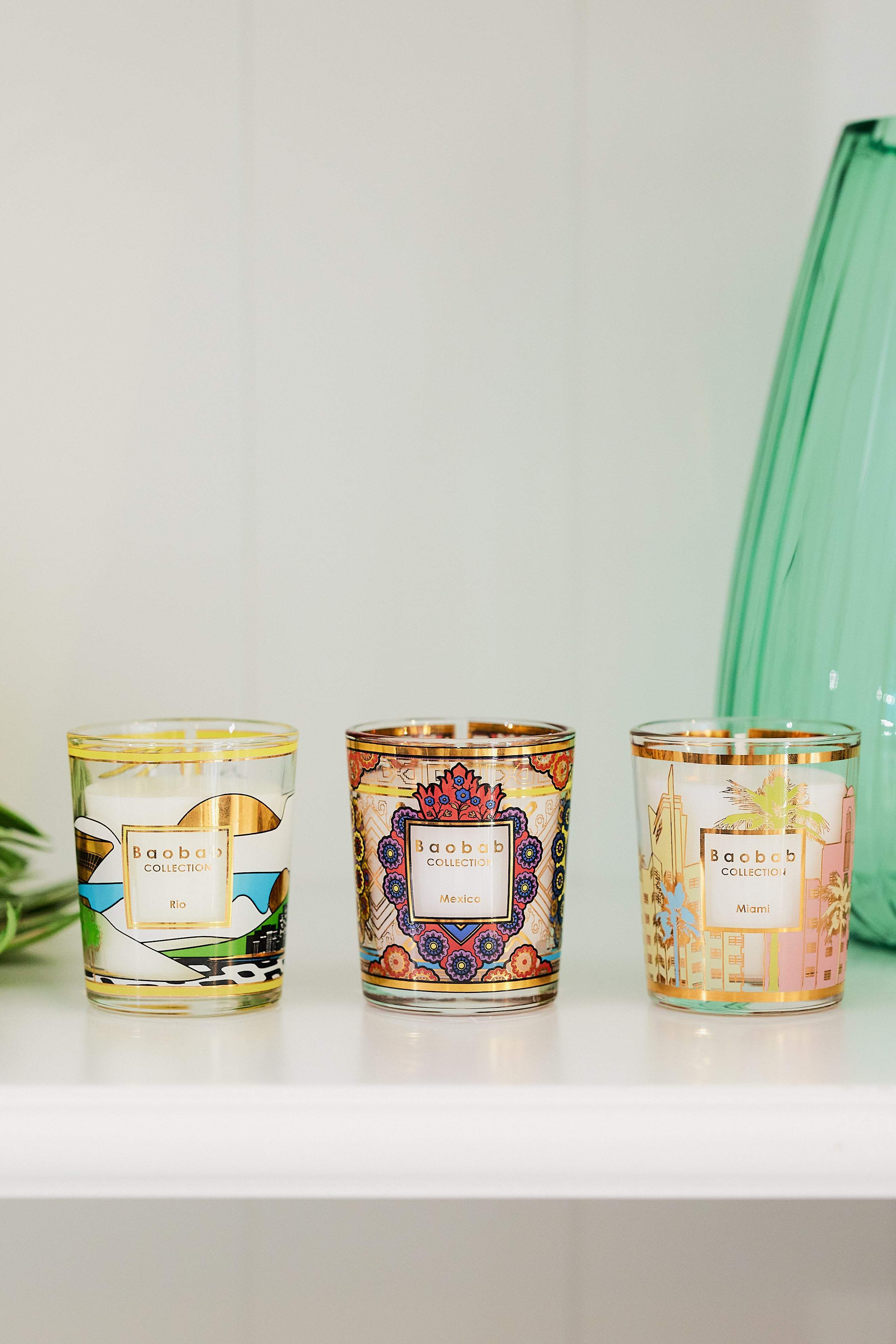 Trio Travel Candles Rio-mexico-miami - 
